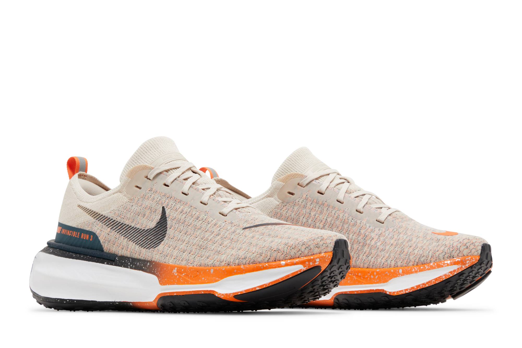 Nike ZoomX Invincible Run Flyknit 3 'Oatmeal Safety Orange' FQ8720-140 - Image 8