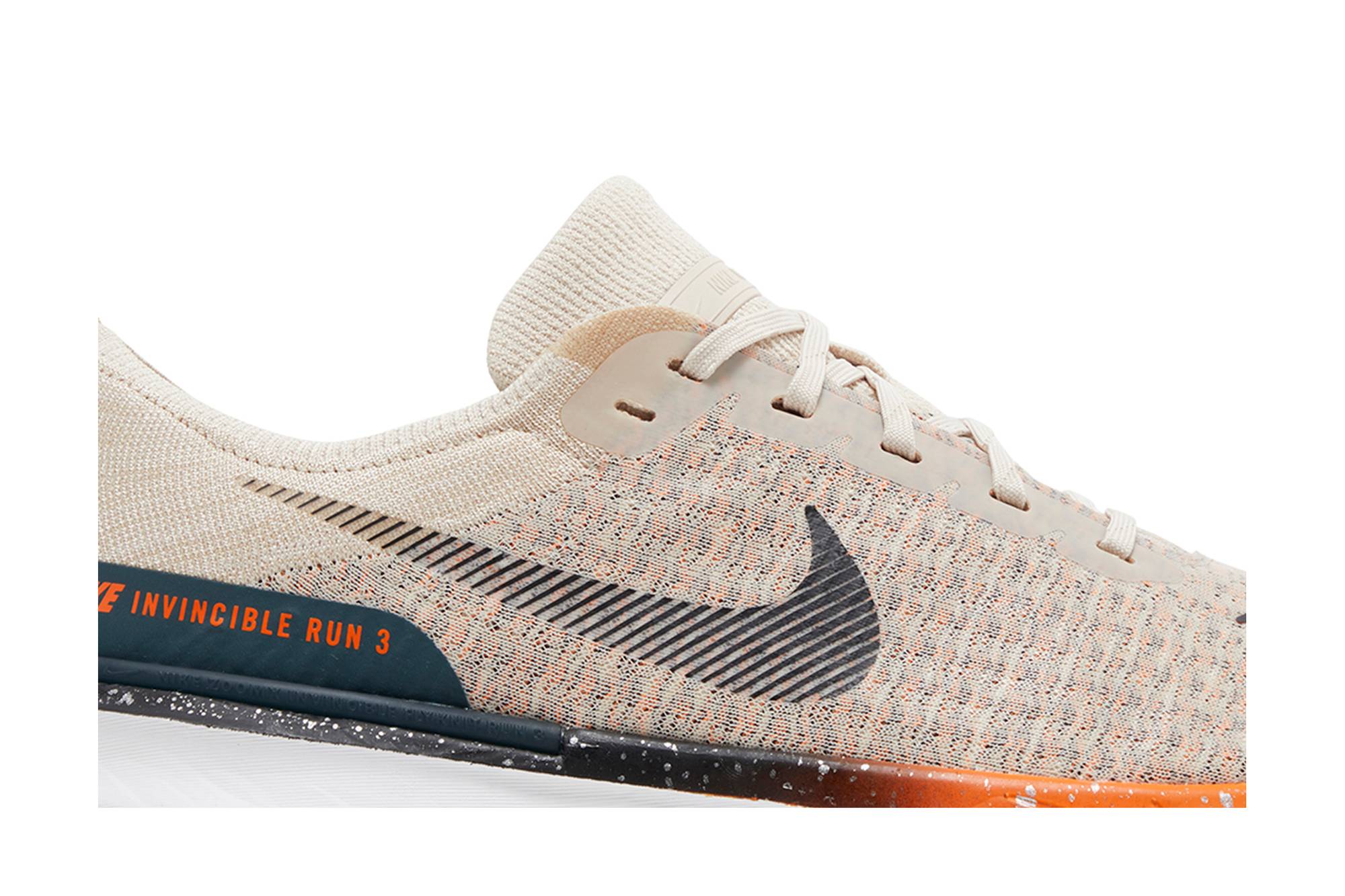 Nike ZoomX Invincible Run Flyknit 3 'Oatmeal Safety Orange' FQ8720-140 - Image 2