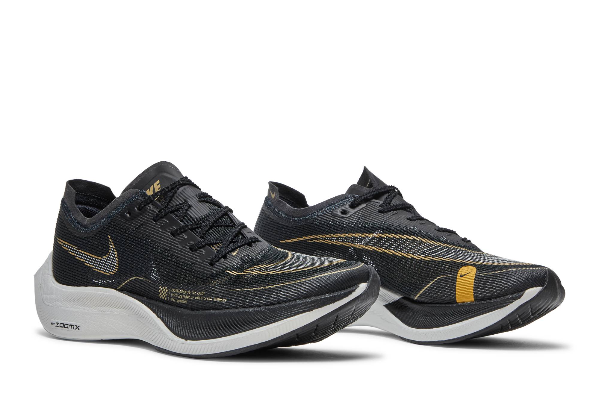 Nike ZoomX Vaporfly Next% 2 'Black Metallic Gold Coin' CU4111-001 - Image 7