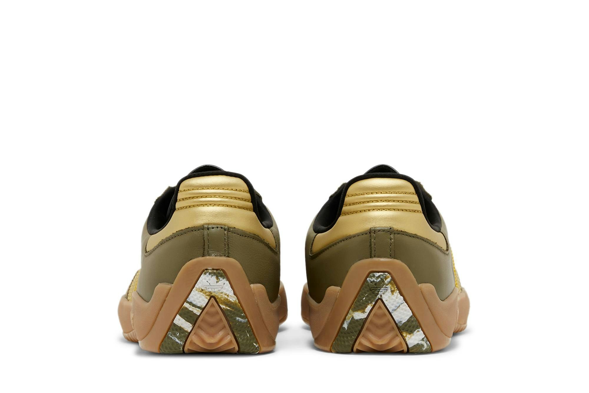 Palace x adidas Puig Samba 'Olive Gold' HQ6100 - Image 4