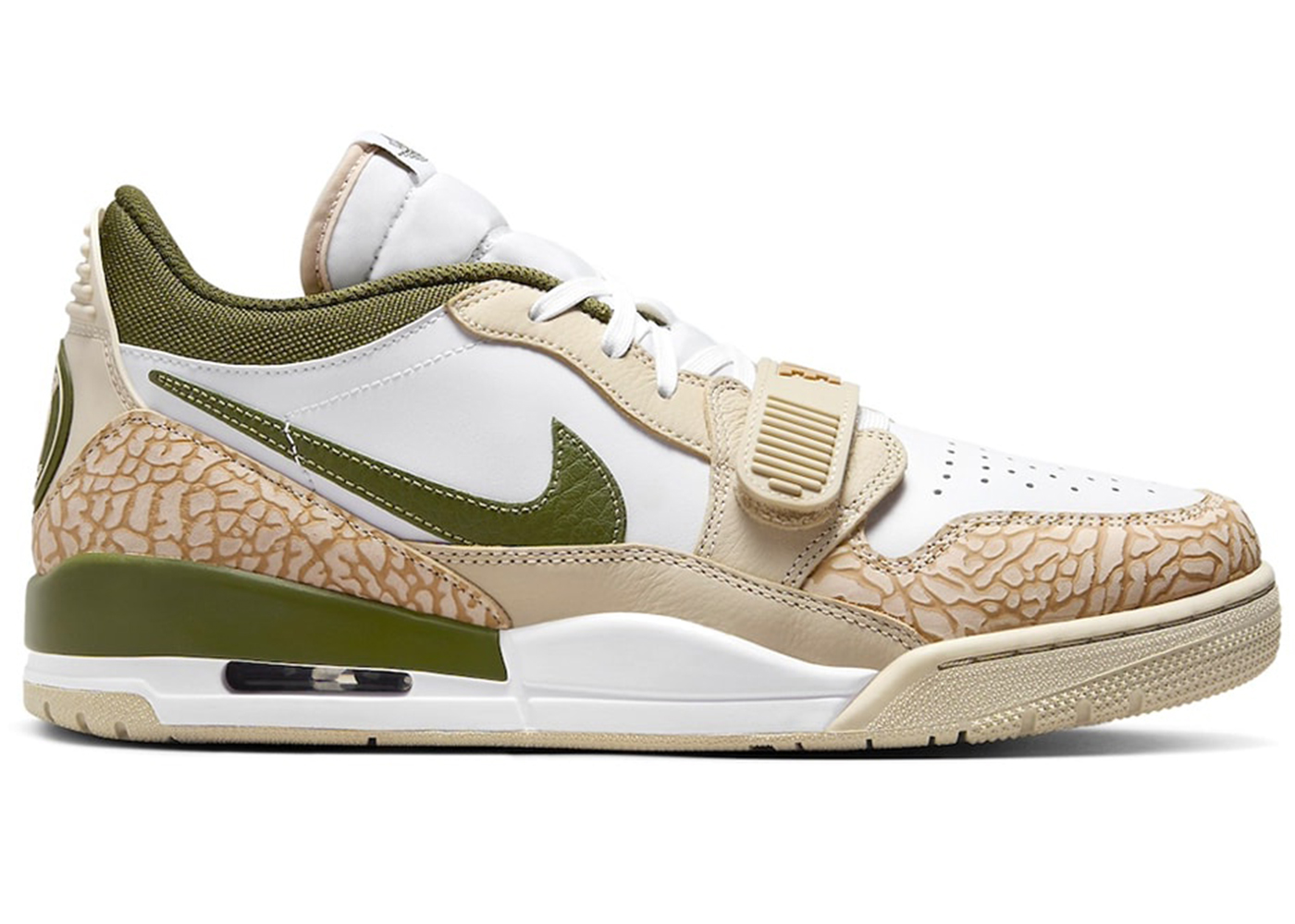 Paris Saint-Germain x Air Jordan Legacy 312 Low White Sequoia Green FZ4358-100 Moroen