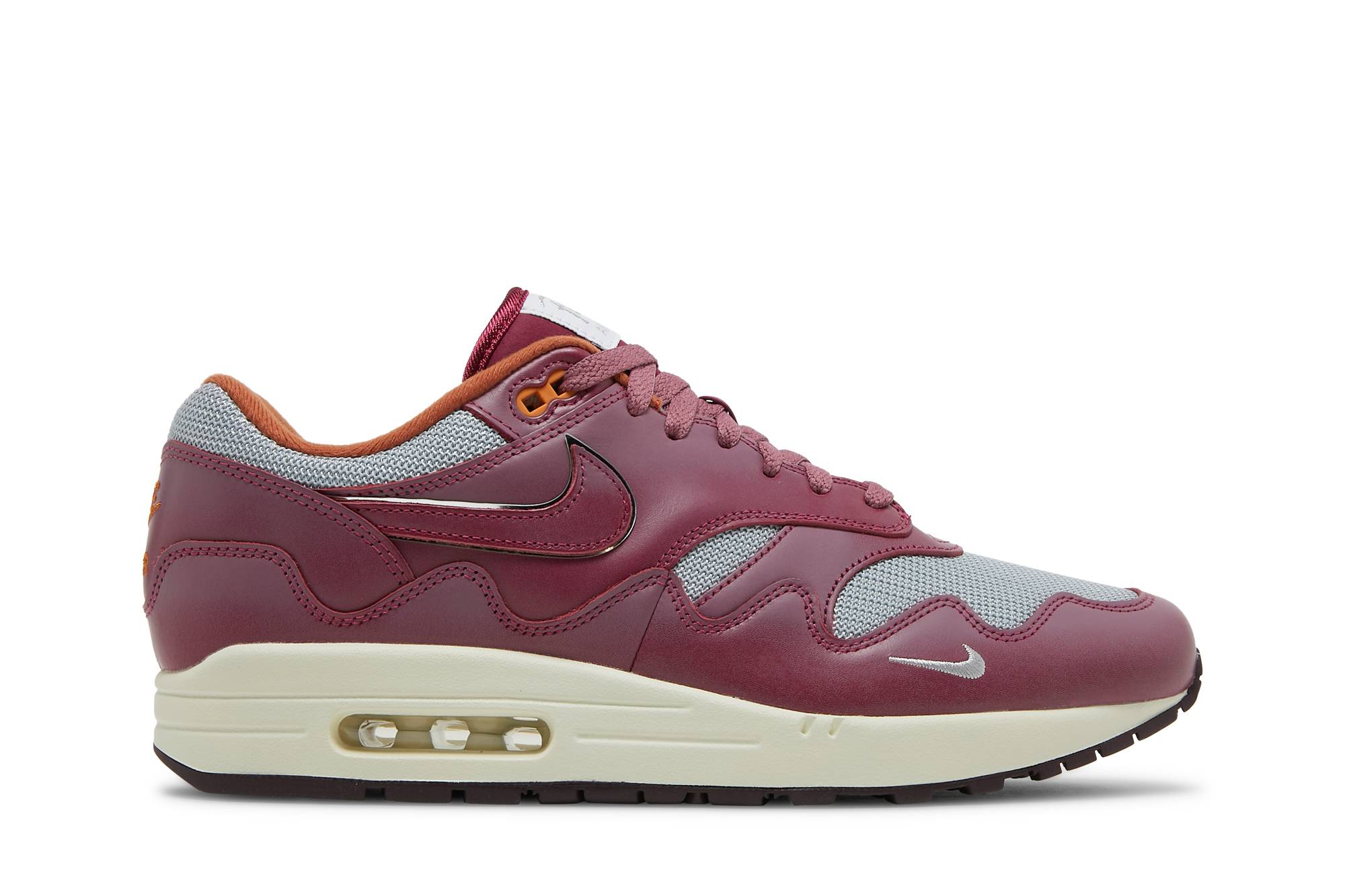 Patta x Nike Air Max 1 Night Maroon (with Bracelet) DO9549-001 Moroen