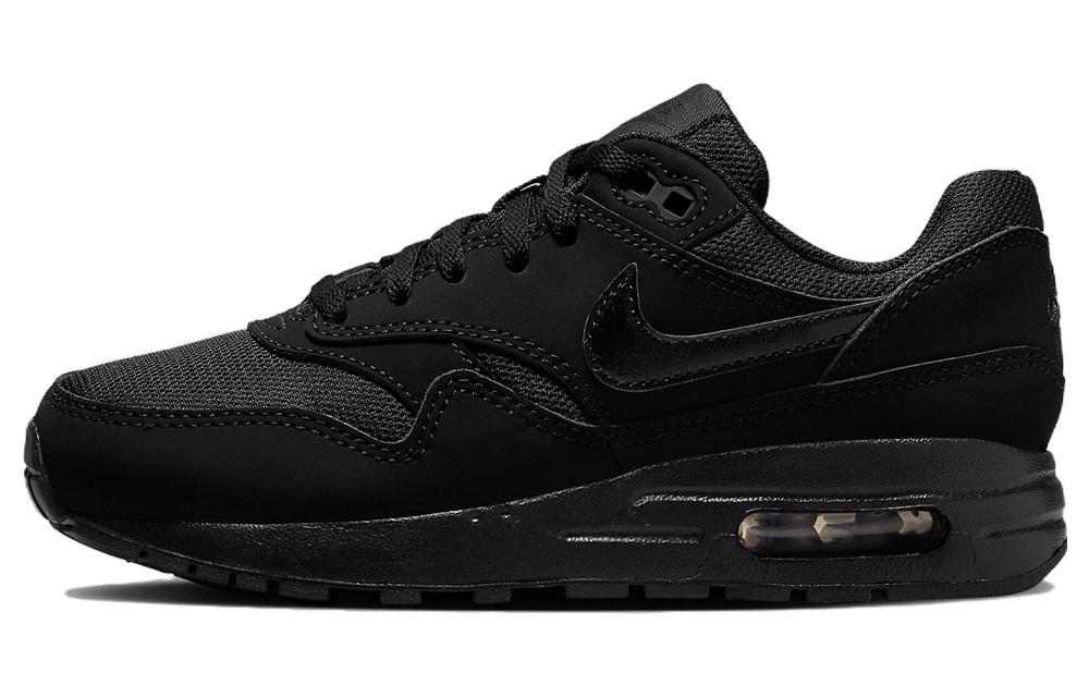 (Preschool) Nike Air Max 1 Triple Black DZ3307-001 Moroen