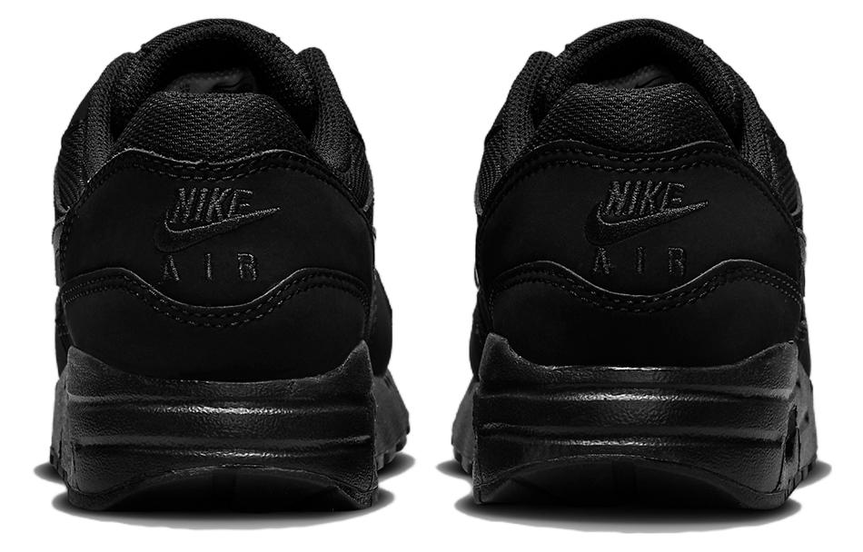 (Preschool) Nike Air Max 1 Triple Black DZ3307-001 Moroen - Image 5