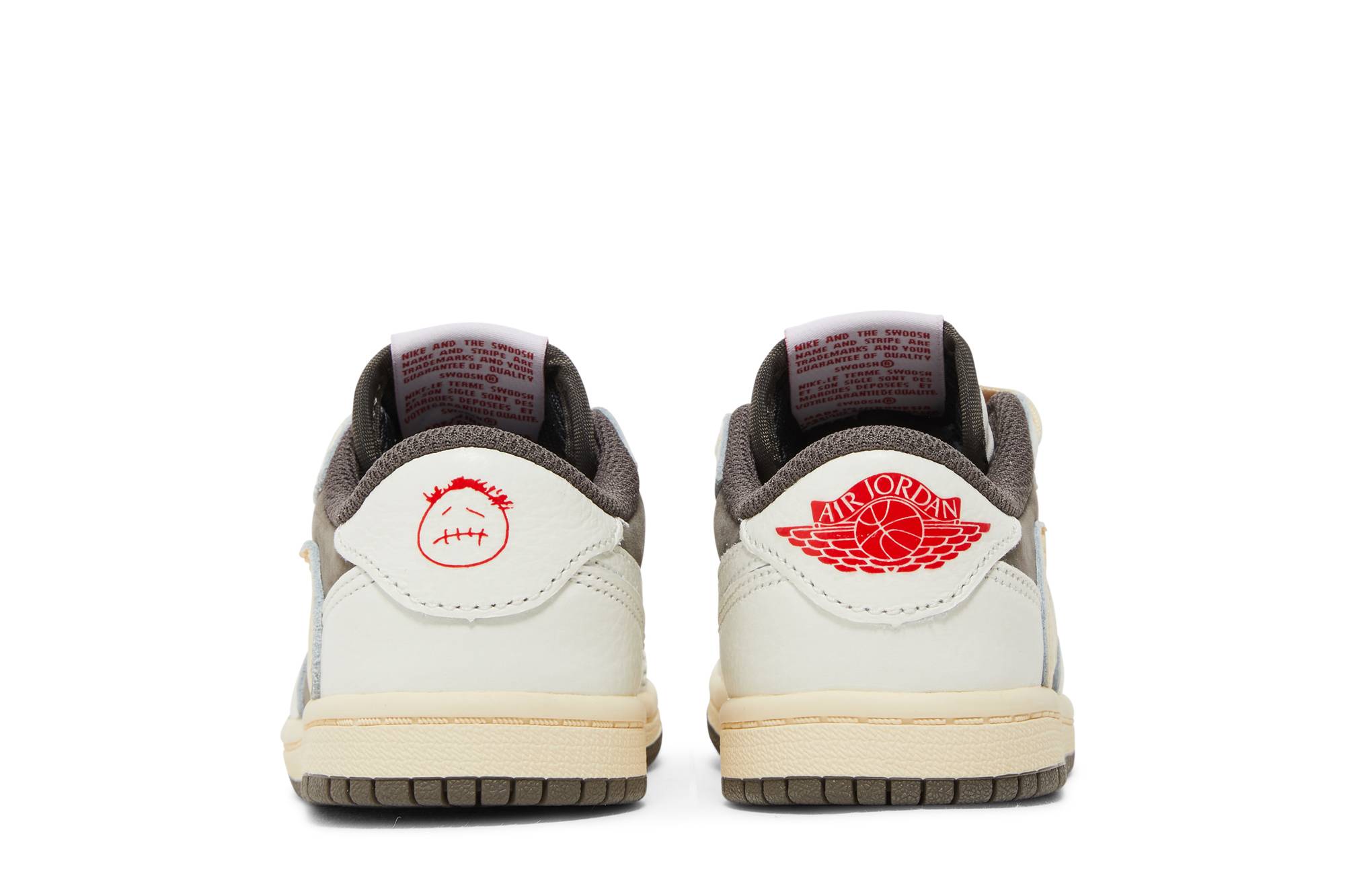 (Preschool) Travis Scott x Air Jordan 1 Low OG Reverse Mocha DO5442-162 Moroen - Image 6