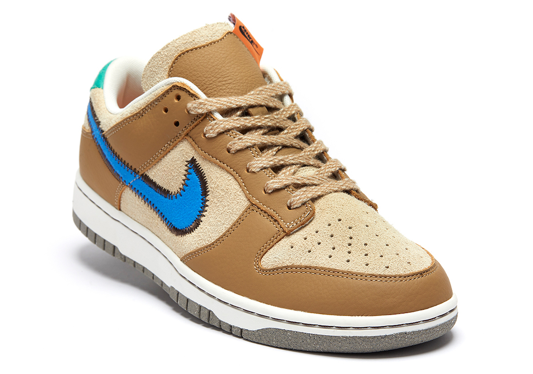 size? x Nike Dunk Low Dark Driftwood DO6712-200 Moroen - Image 10