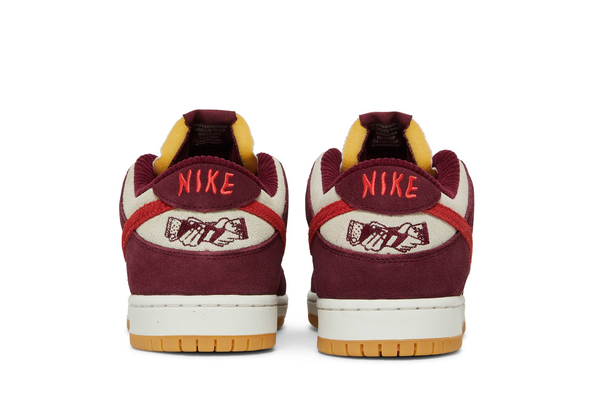 Skate Like a Girl x Nike SB Dunk Low Pro DX4589-600 Moroen - Image 6