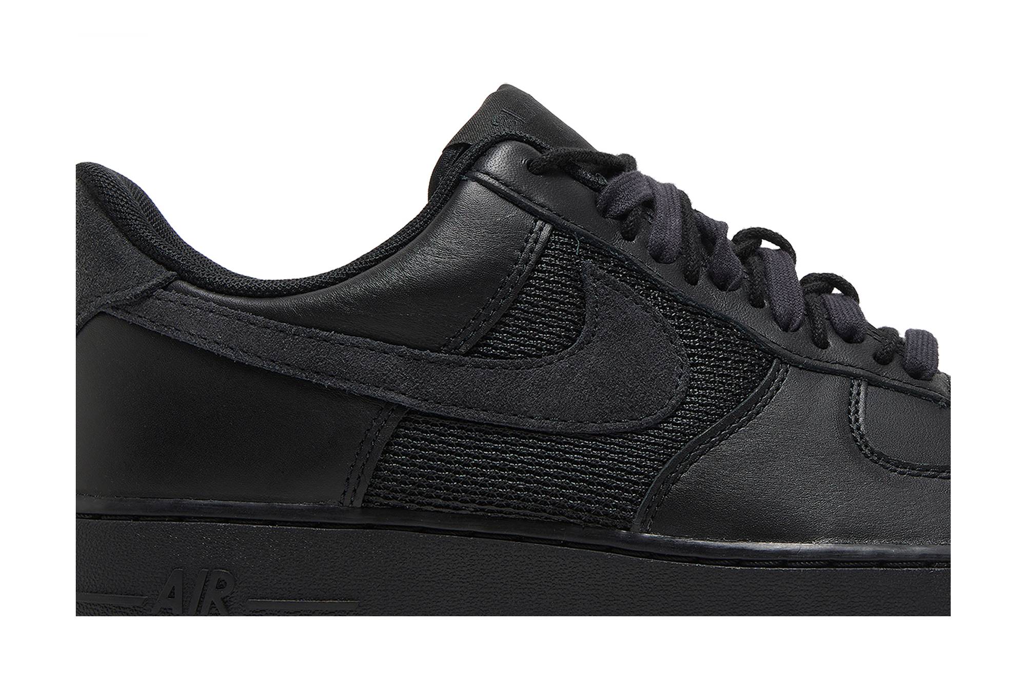 Slam Jam x Nike Air Force 1 Low Triple Black DX5590-001 Moroen - Image 9