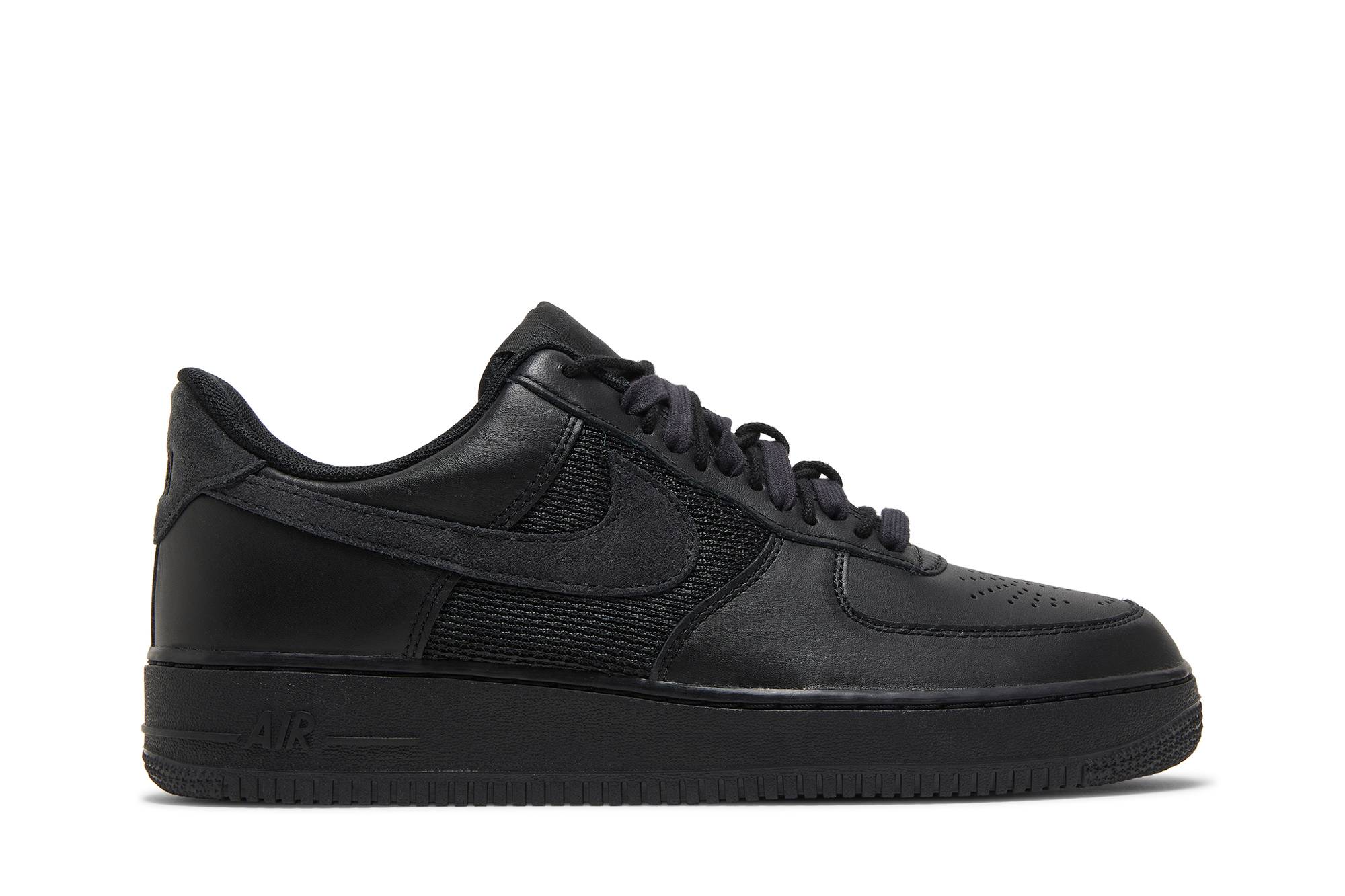 Slam Jam x Nike Air Force 1 Low Triple Black DX5590-001 Moroen