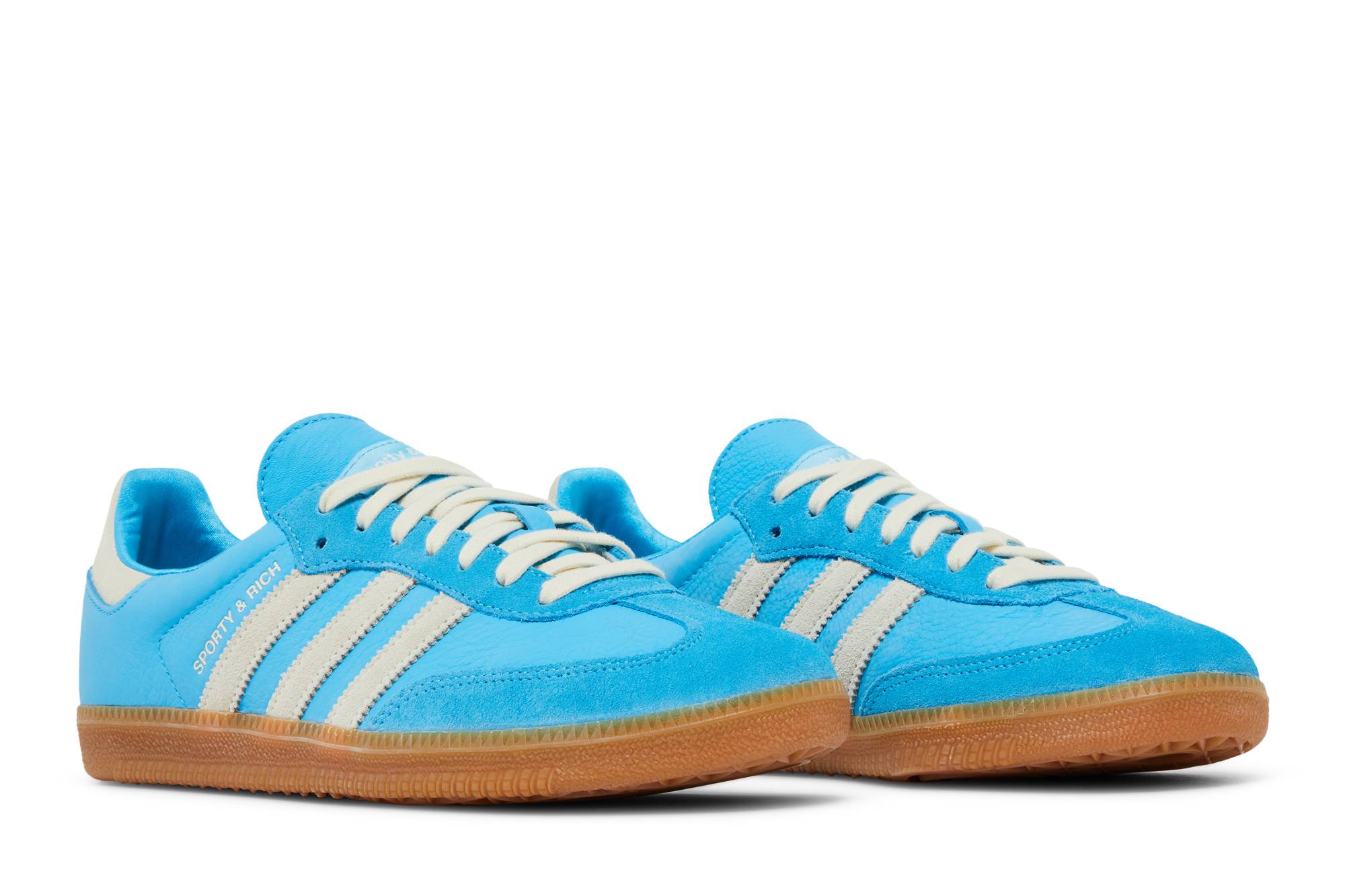 Sporty & Rich x adidas Samba OG Blue Rush IE6975 Moroen - Image 8