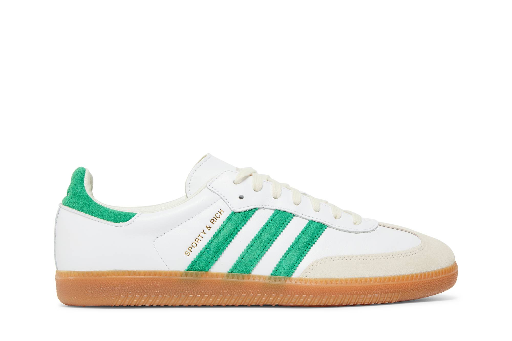 Sporty & Rich x adidas Samba OG White Green HQ6075 Moroen