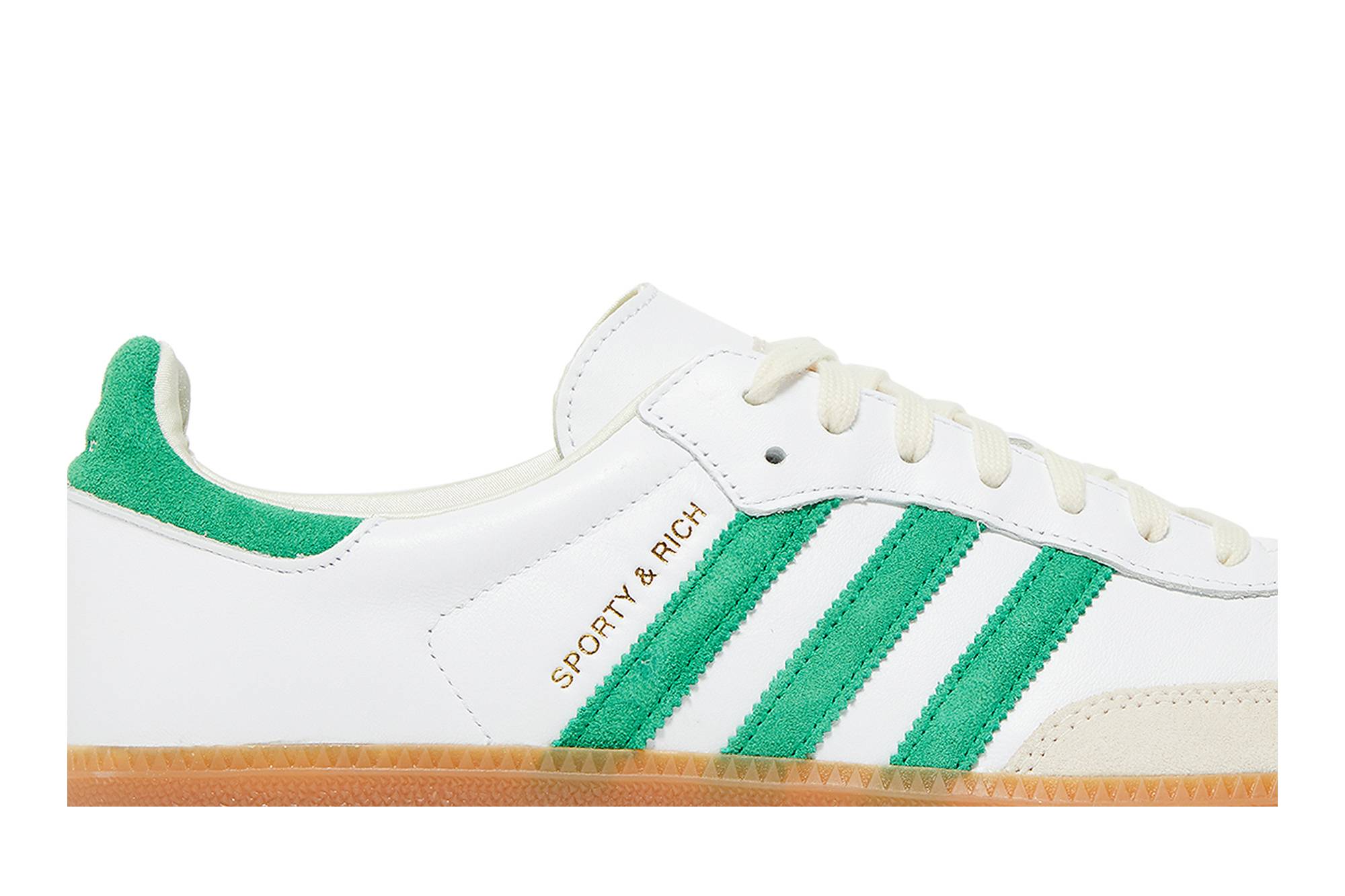 Sporty & Rich x adidas Samba OG White Green HQ6075 Moroen - Image 2