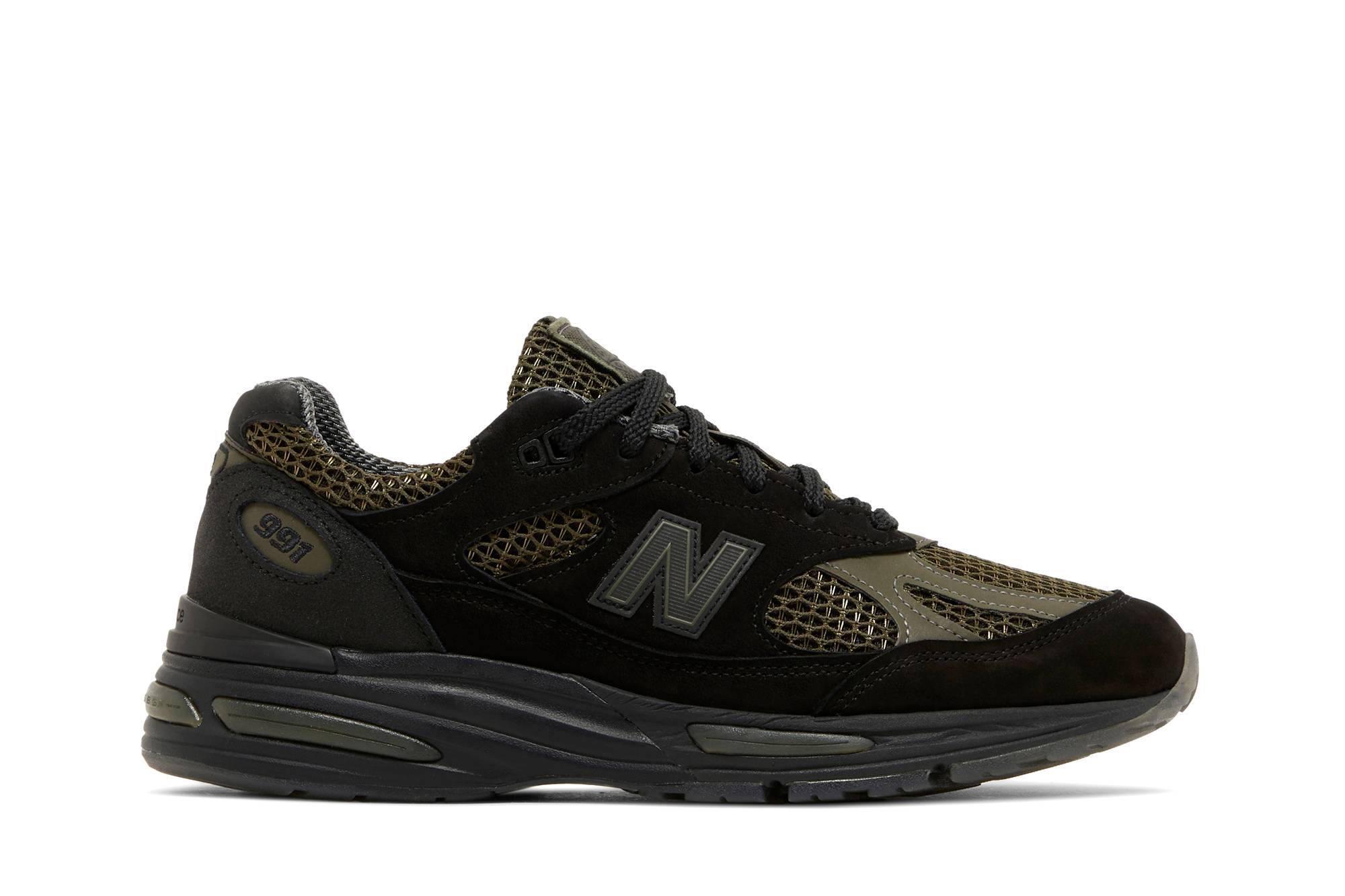 Stone Island x New Balance 991v2 Made in England Black U991SD2 Moroen