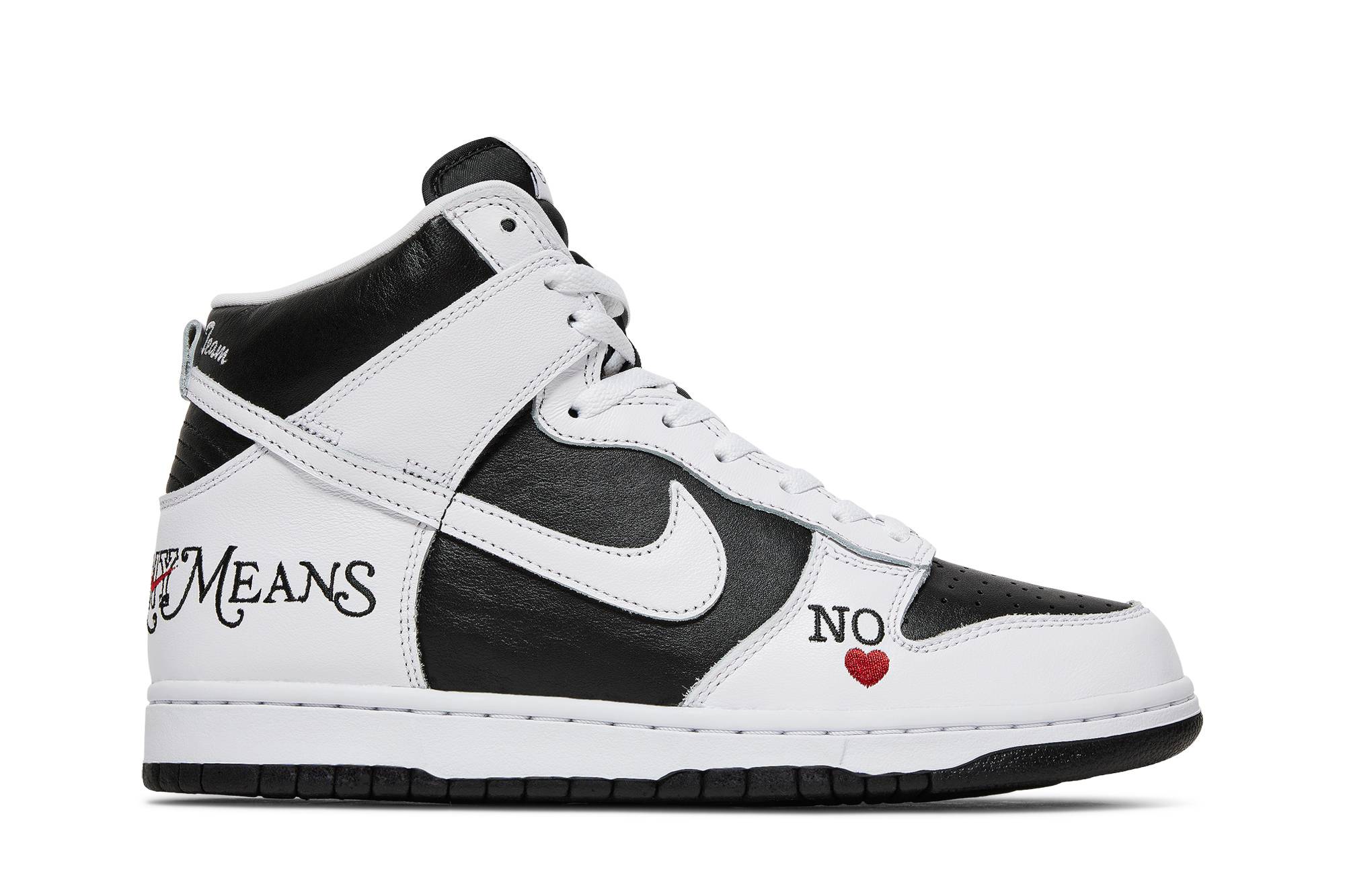 Supreme x Nike SB Dunk High 'By Any Means Black' DN3741-002