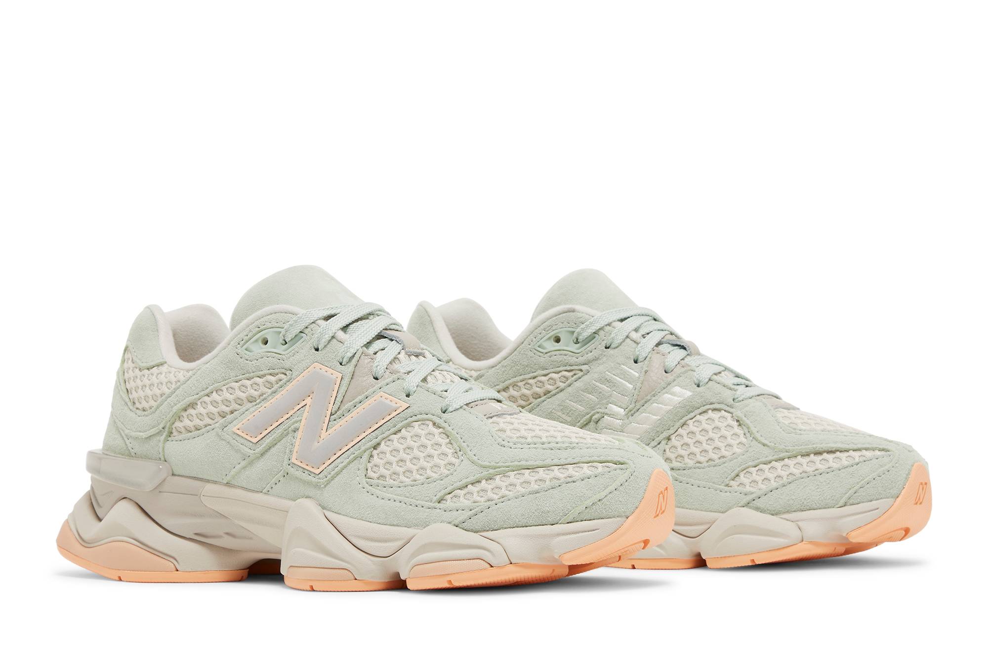 The Whitaker Group x New Balance 9060 Missing Pieces Pack - Silver Moss Green U9060WA1 Moroen - Image 8
