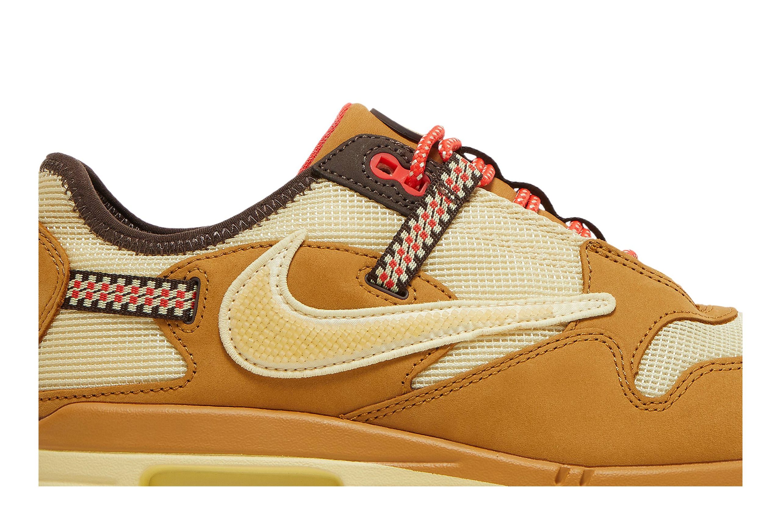 Travis Scott x Nike Air Max 1 'Wheat Lemon Drop' DO9392-701 - Image 2