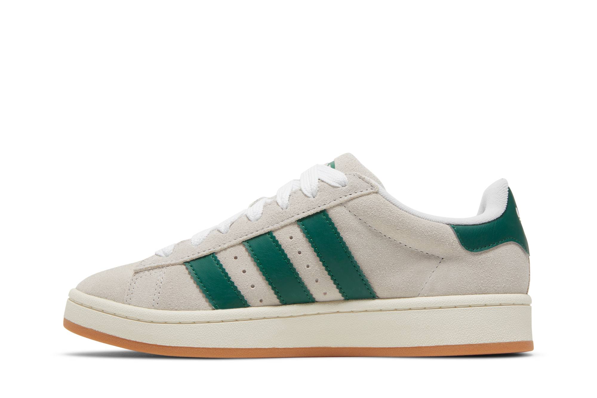 (Women) adidas Campus 00s Crystal White Dark Green GY0038 Moroen - Image 3