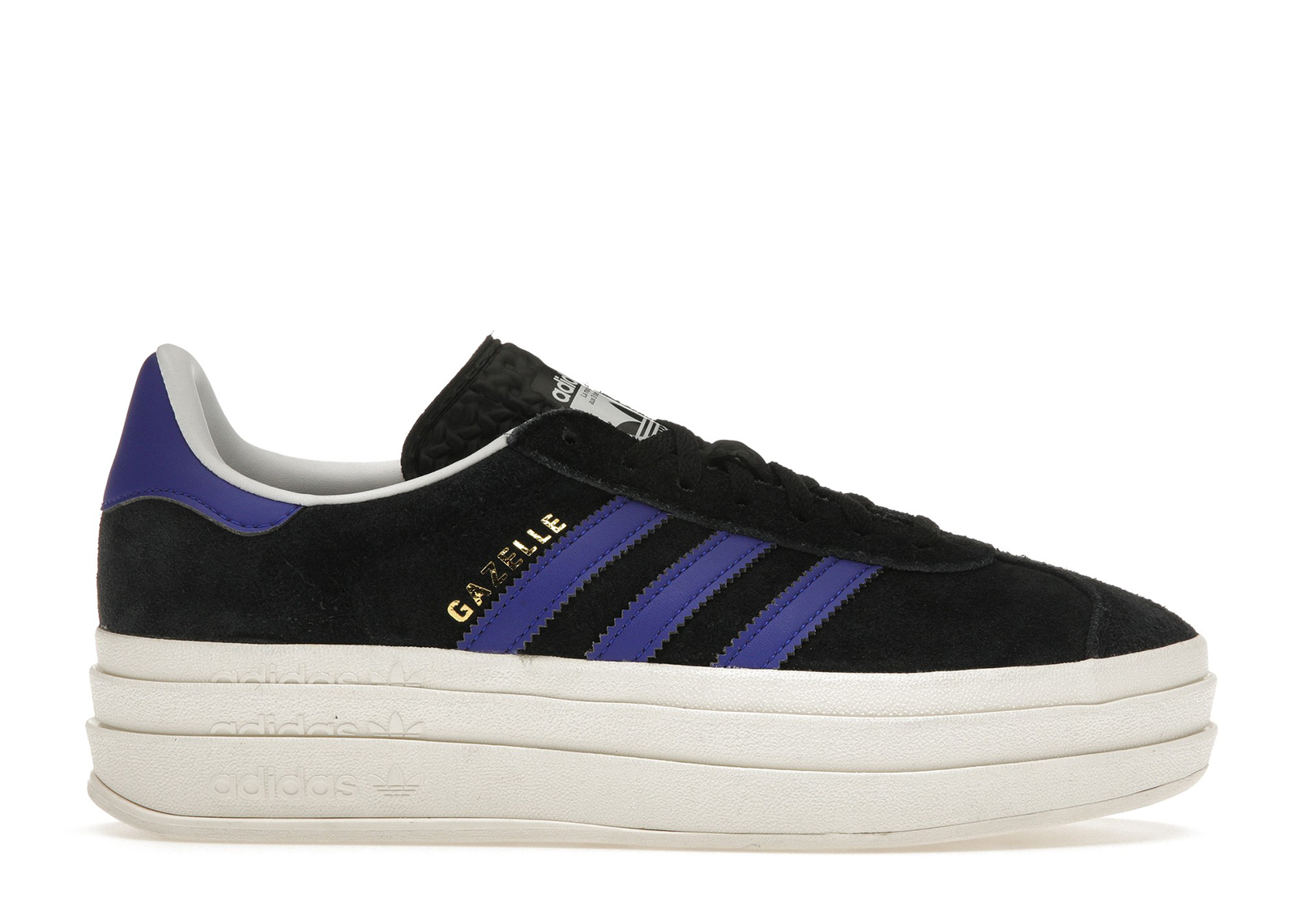 (W) adidas Gazelle Bold Black Lucid Blue HQ4408 Gloiber