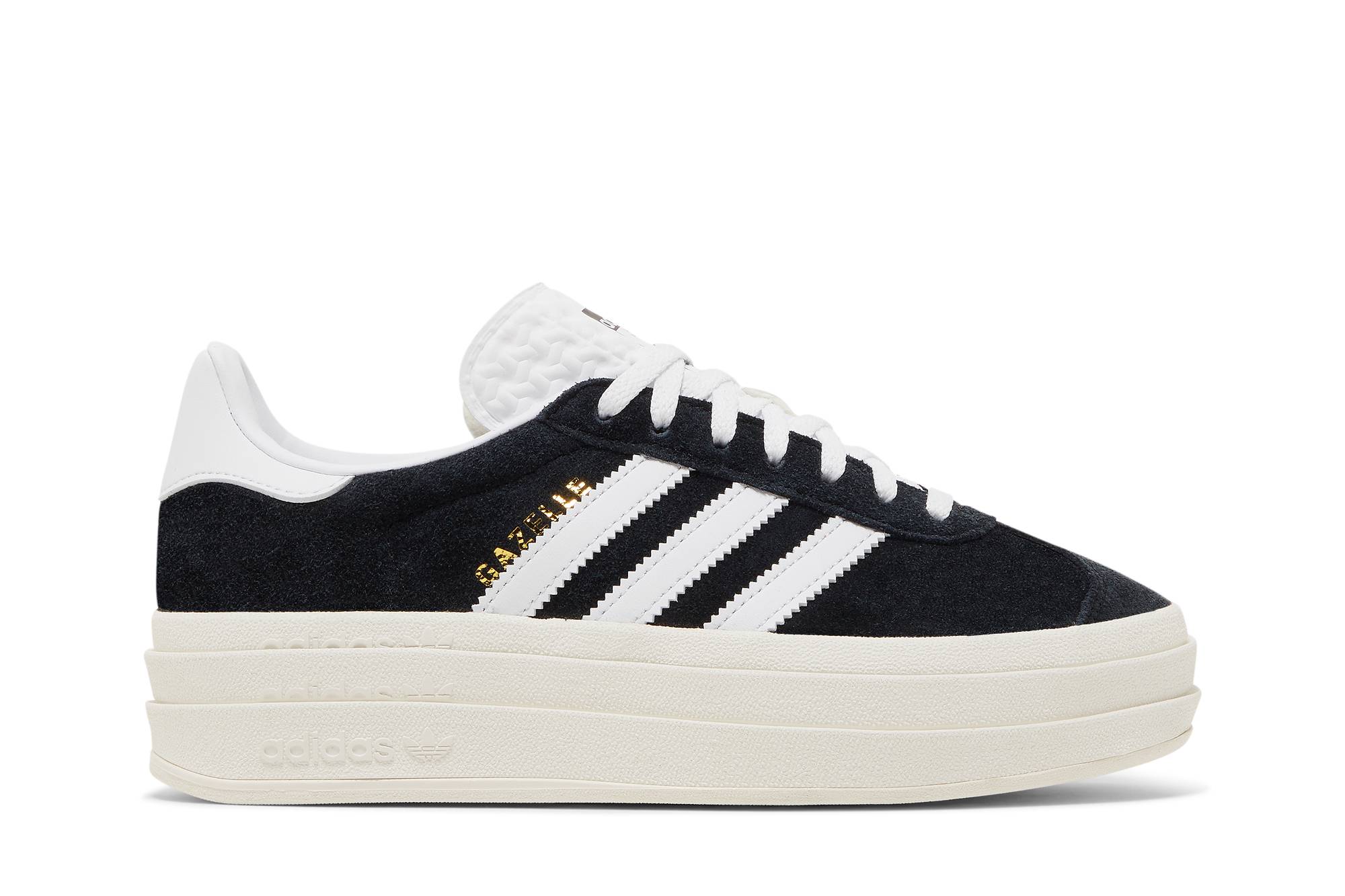 (Women) adidas Gazelle Bold Black White HQ6912 Moroen