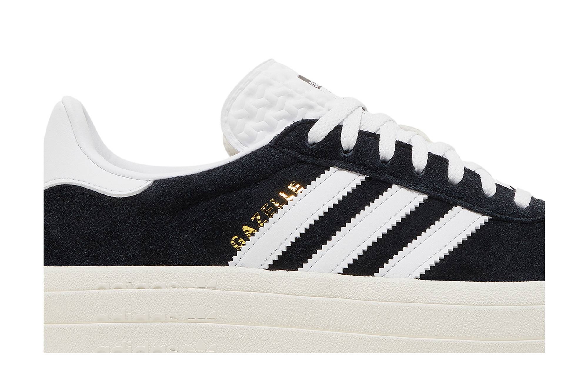 (Women) adidas Gazelle Bold Black White HQ6912 Moroen - Image 2