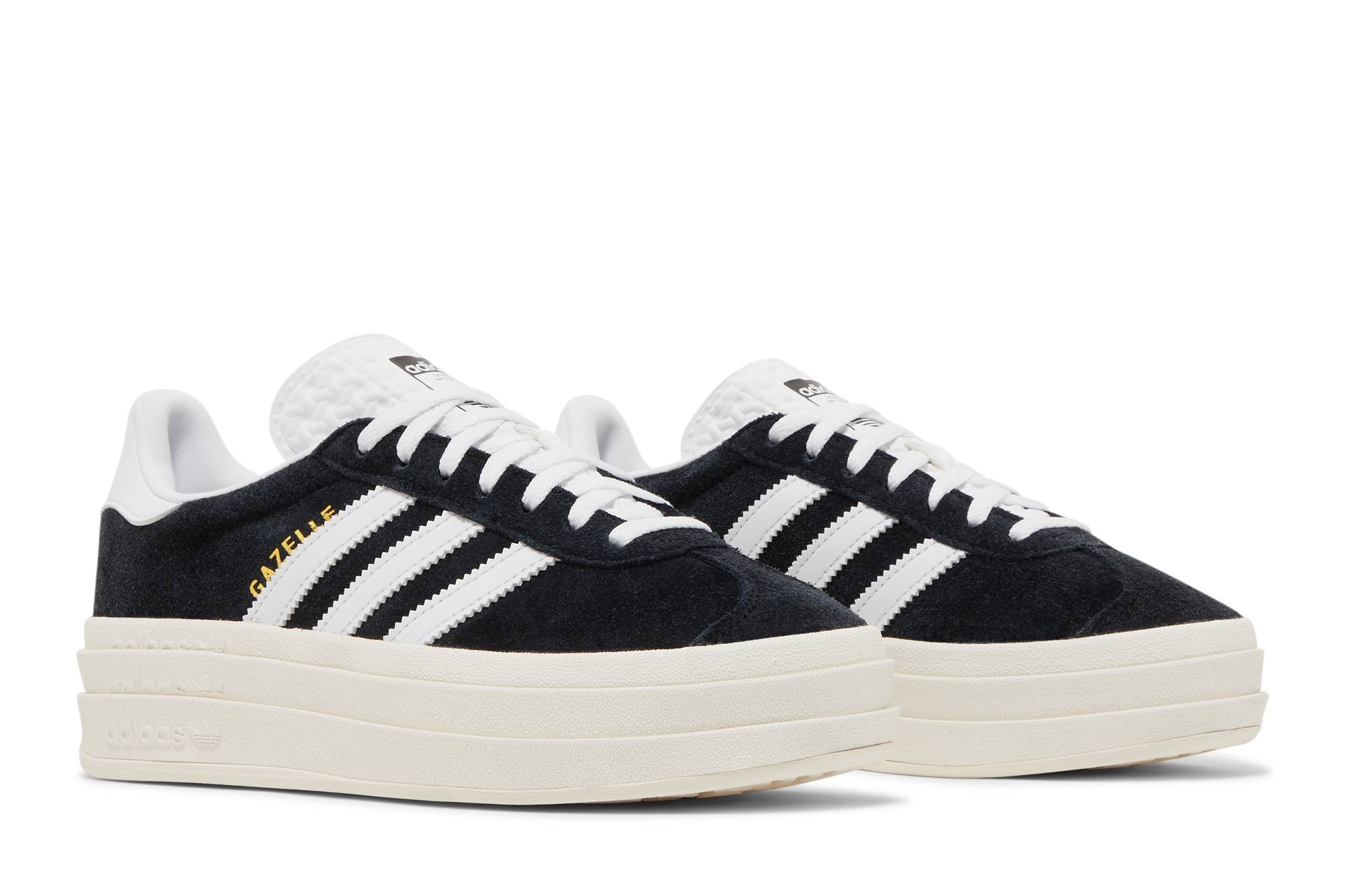 (Women) adidas Gazelle Bold Black White HQ6912 Moroen - Image 8