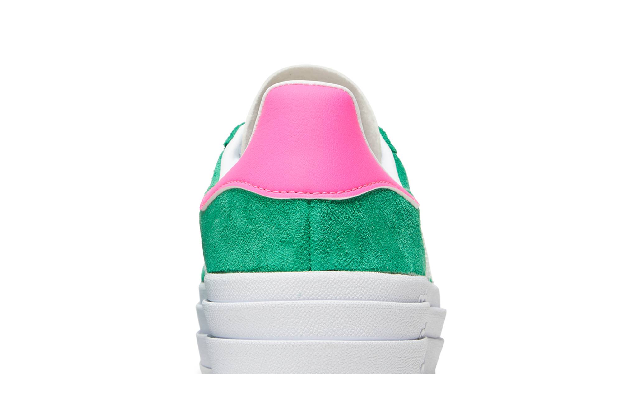 (Women) adidas Gazelle Bold Green Lucid Pink IG3136 Moroen - Image 7