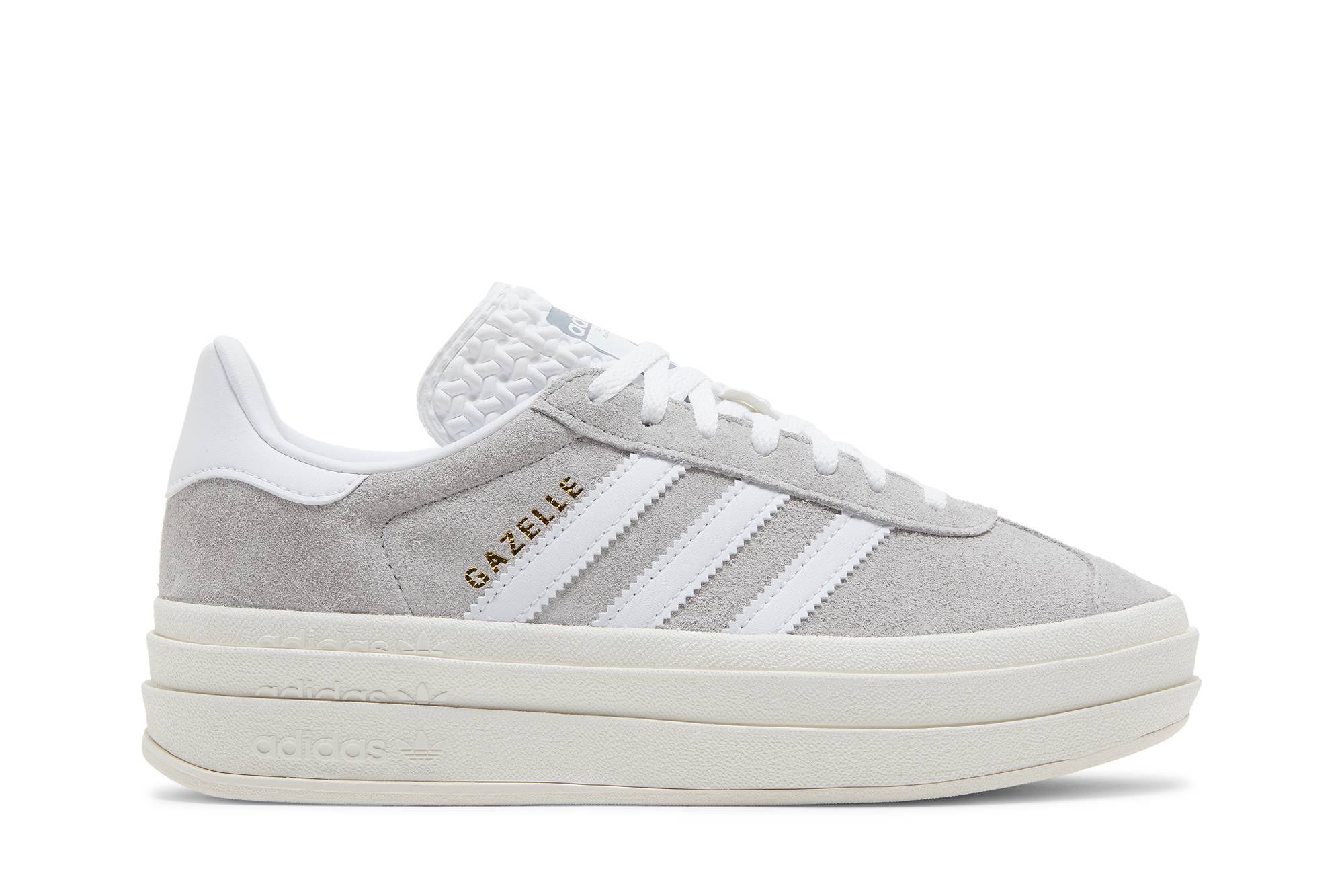 (Women) adidas Gazelle Bold Grey White HQ6893 Moroen