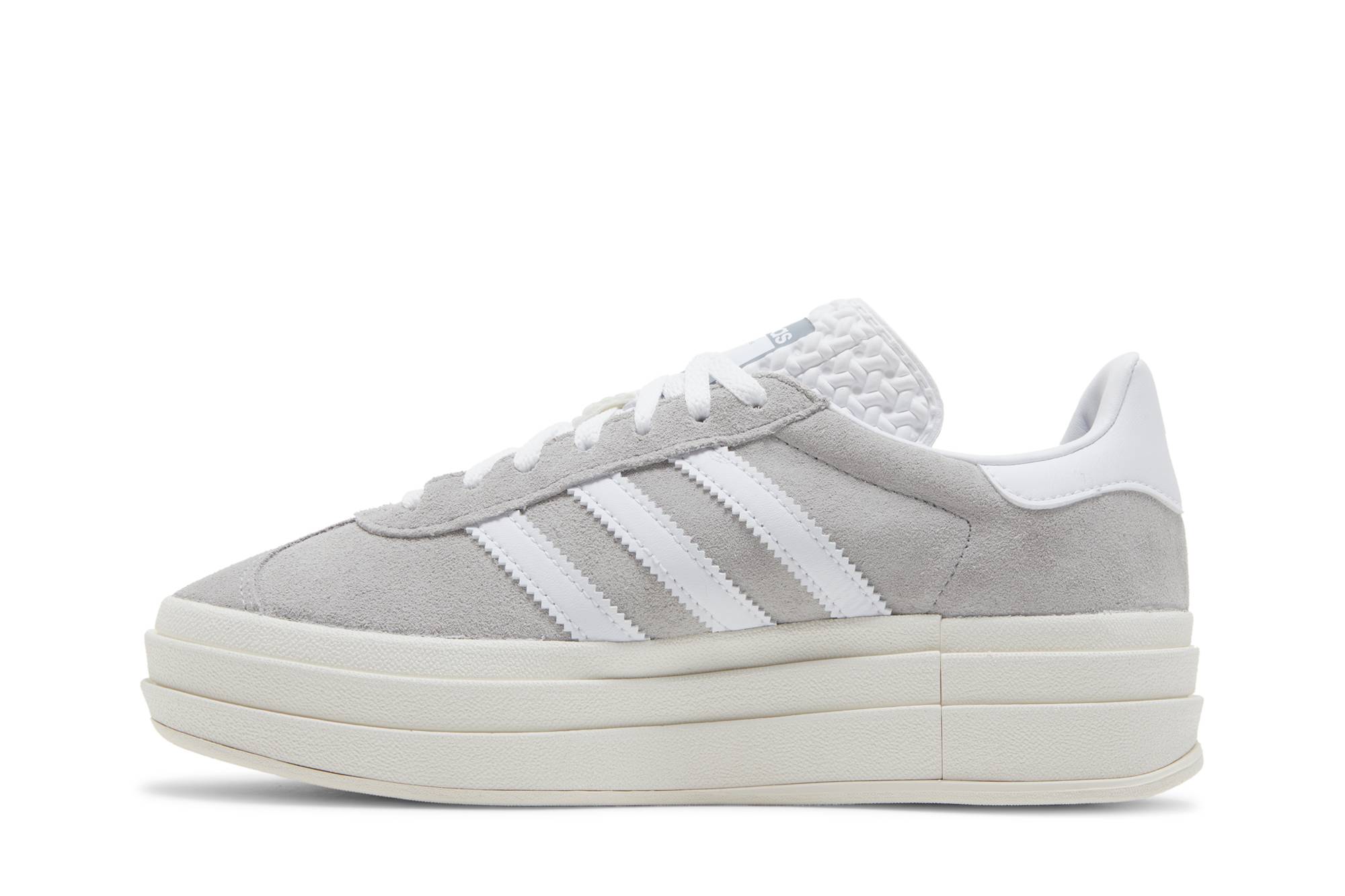 (Women) adidas Gazelle Bold Grey White HQ6893 Coiloa - Image 3