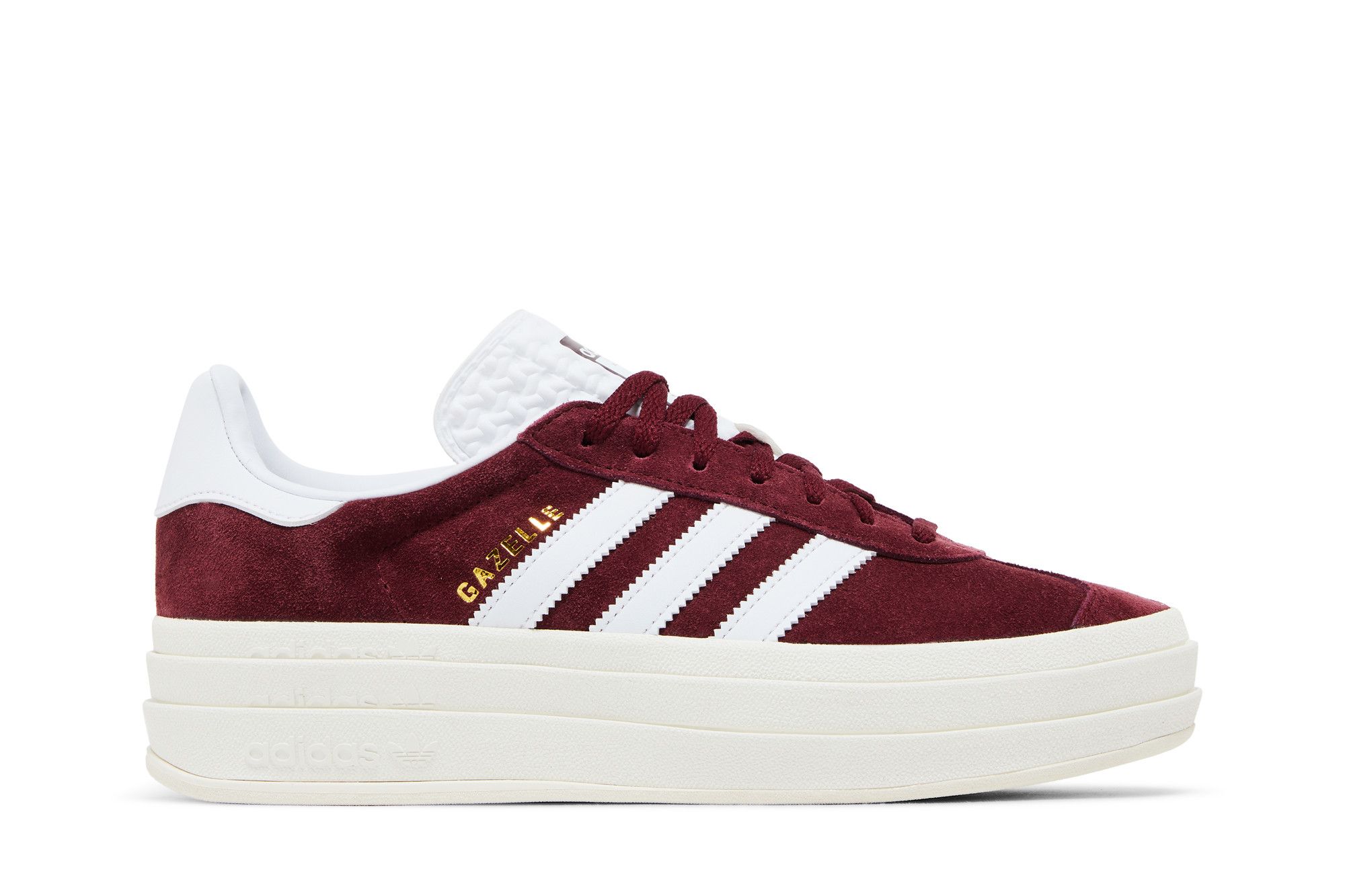 (W) adidas Gazelle Bold Shadow Red White HQ6892 Gloiber