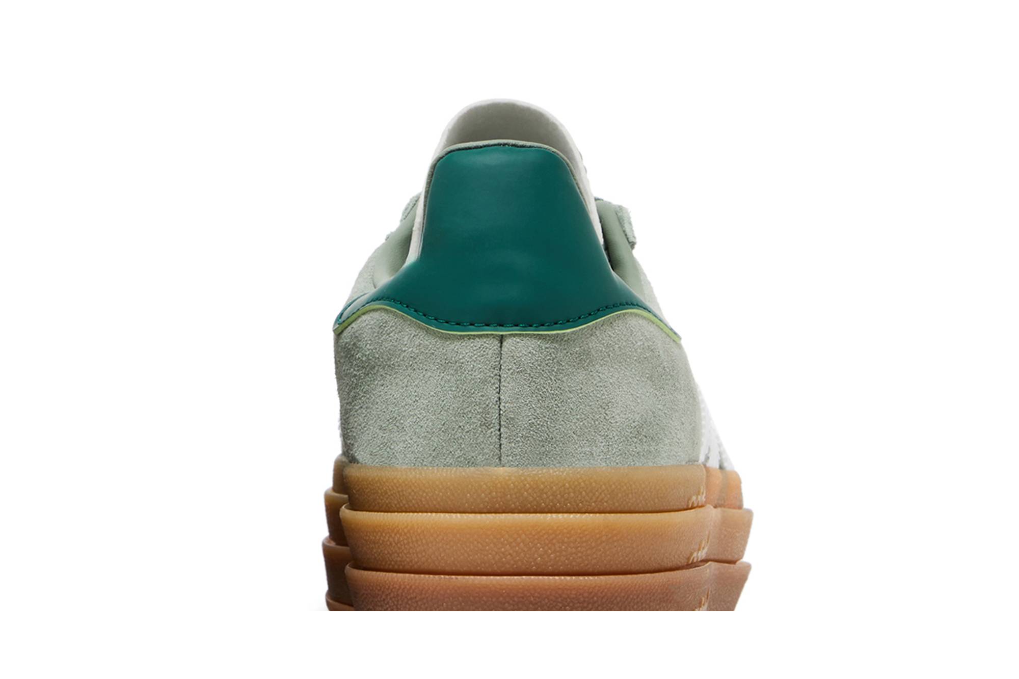 (Women) adidas Gazelle Bold Silver Green Gum ID6998 Moroen - Image 7
