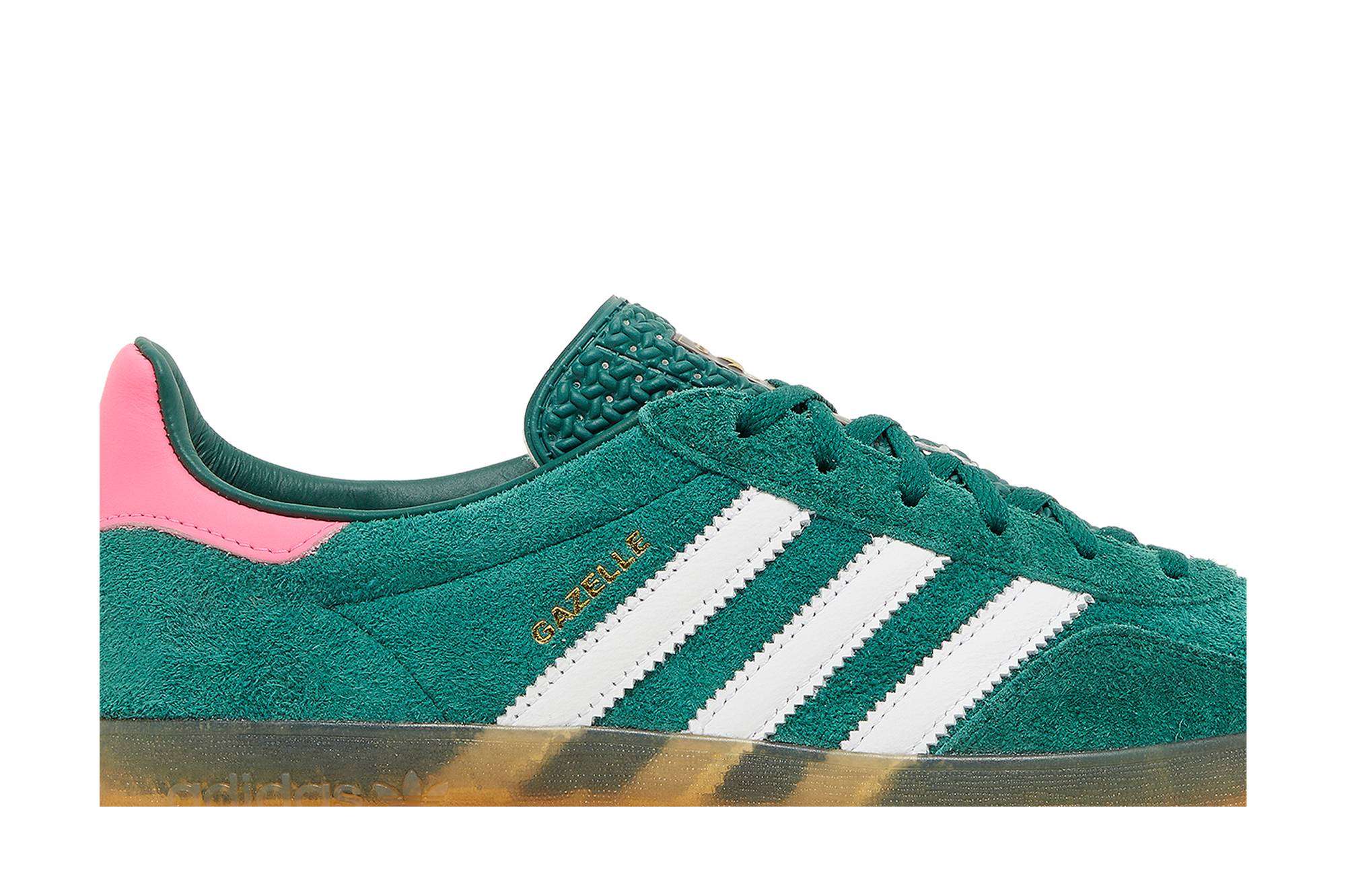 (Women) adidas Gazelle Indoor 'Collegiate Green Pink' IG5929 - Image 2