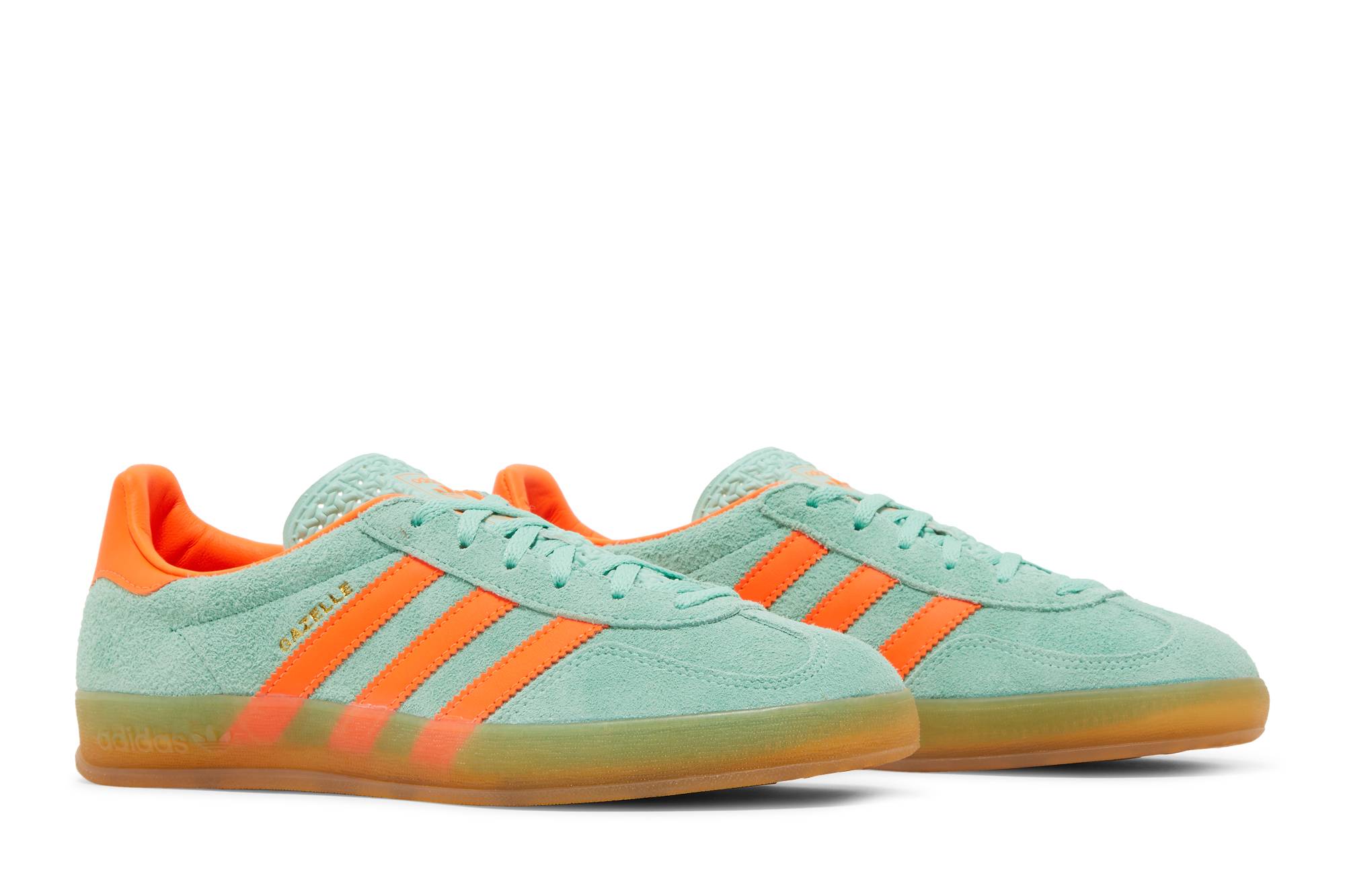 (Women) adidas Gazelle Indoor 'Pulse Mint Solar Orange' HQ8714 - Image 8