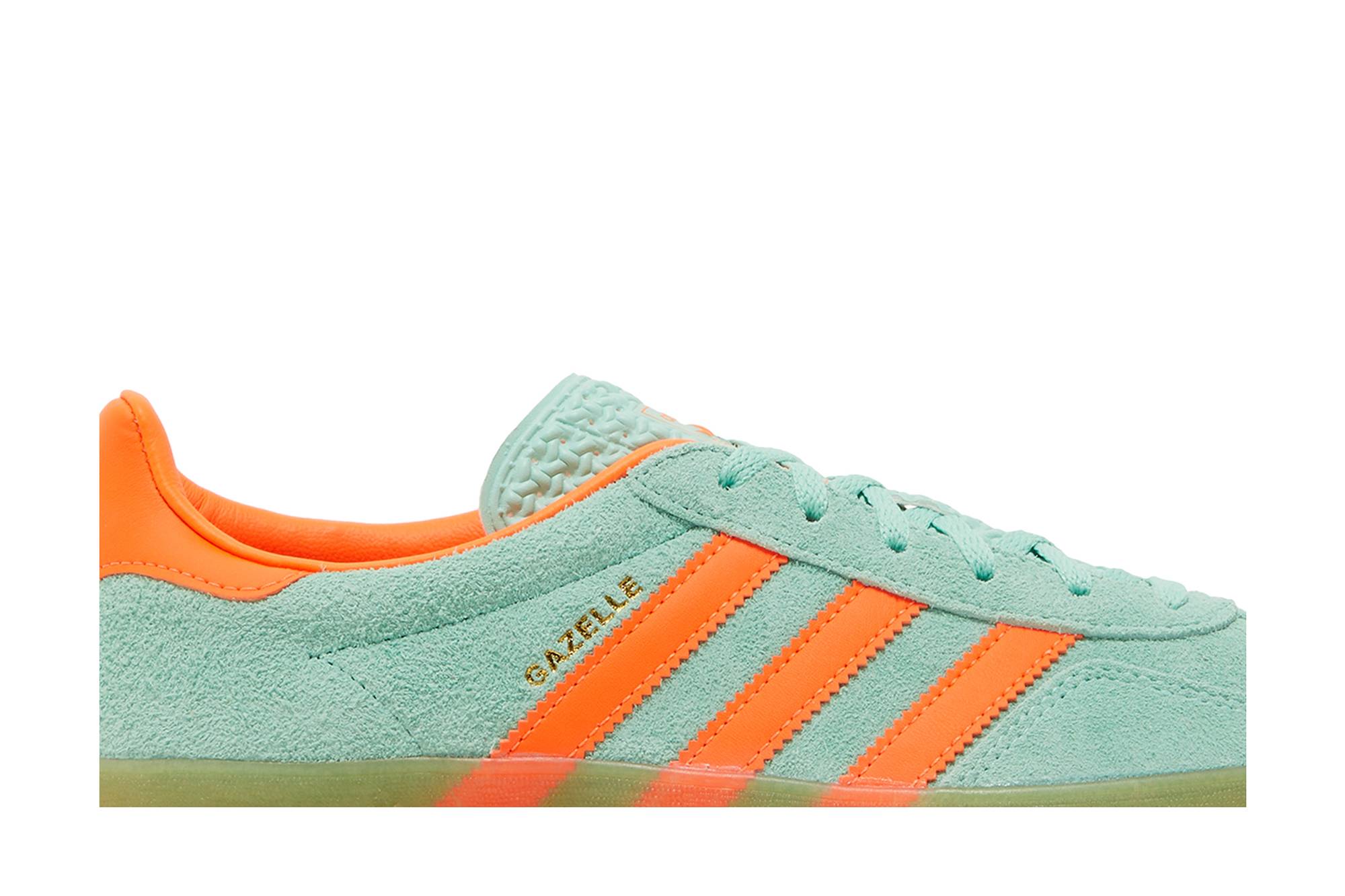 (Women) adidas Gazelle Indoor 'Pulse Mint Solar Orange' HQ8714 - Image 2