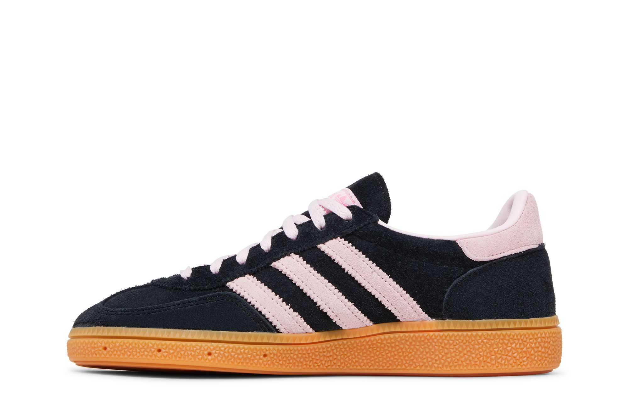(Women) adidas Handball Spezial Black Clear Pink Gum IE5897 Moroen - Image 3