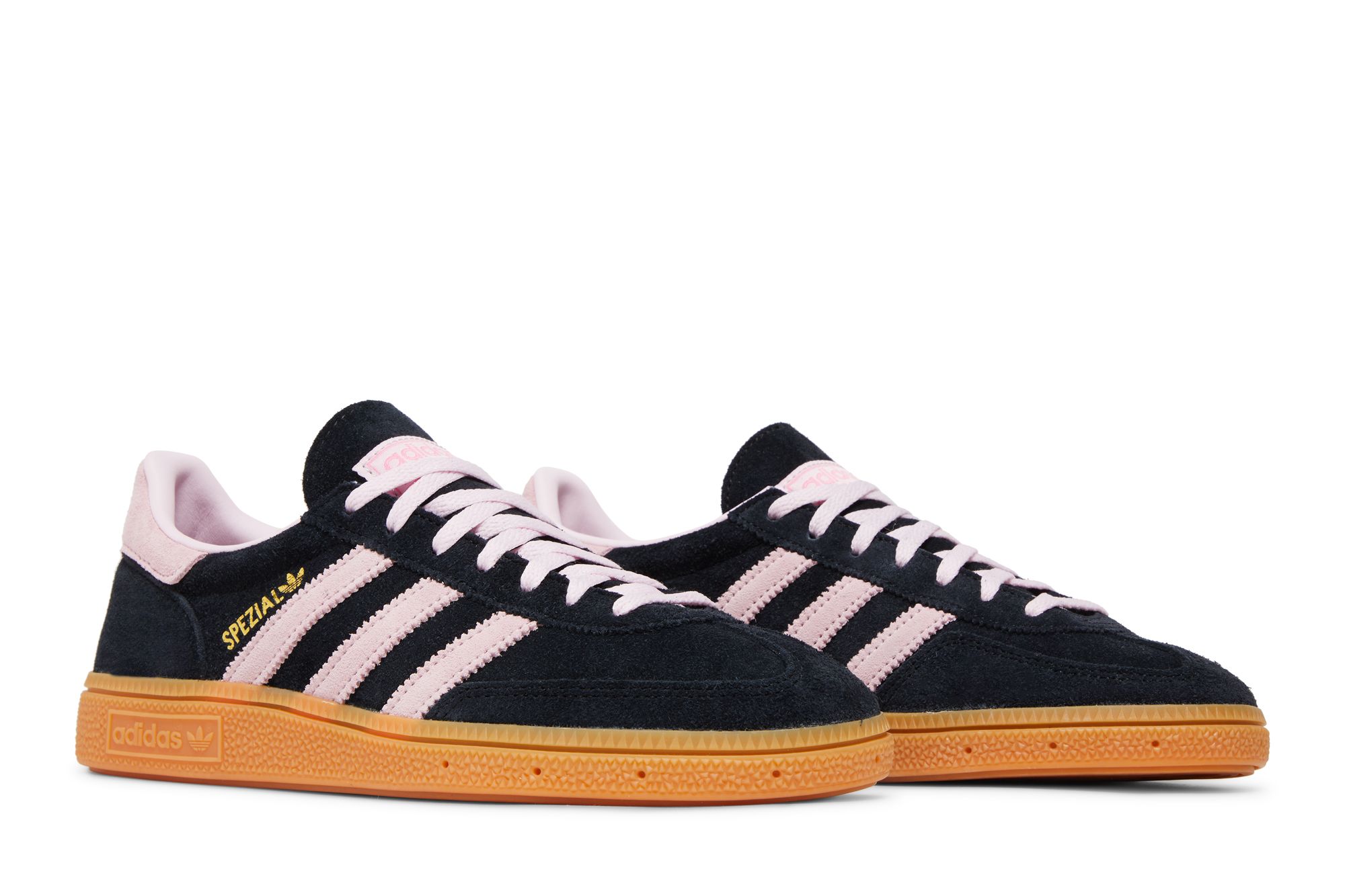 (Women) adidas Handball Spezial Black Clear Pink Gum IE5897 Moroen - Image 8