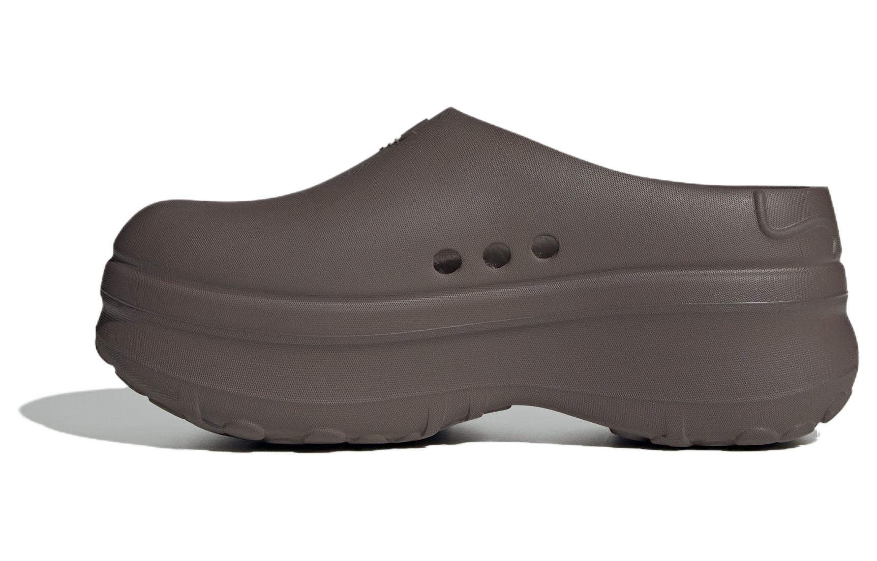 (W) adidas Originals Adilette Clog Plush Brown IH3360 Simpleartly Store
