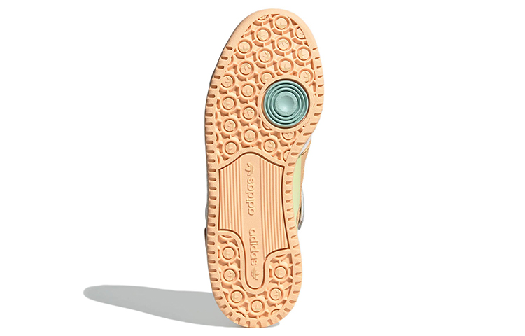 (Women) adidas originals Forum Low White Light Orange Cream Yellow Green GW4427 Moroen - Image 6