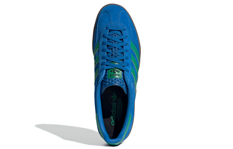 (Women) adidas originals Gazelle Indoor Blue Green EE5735 Moroen - Image 5