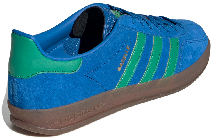 (Women) adidas originals Gazelle Indoor Blue Green EE5735 Moroen - Image 4