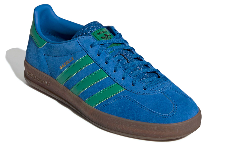 (Women) adidas originals Gazelle Indoor Blue Green EE5735 Moroen - Image 3