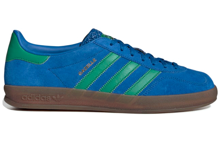 (Women) adidas originals Gazelle Indoor Blue Green EE5735 Moroen - Image 2