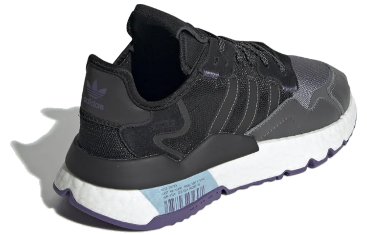 (Women) adidas originals Nite Jogger Black Purple FV4135 Moroen - Image 3