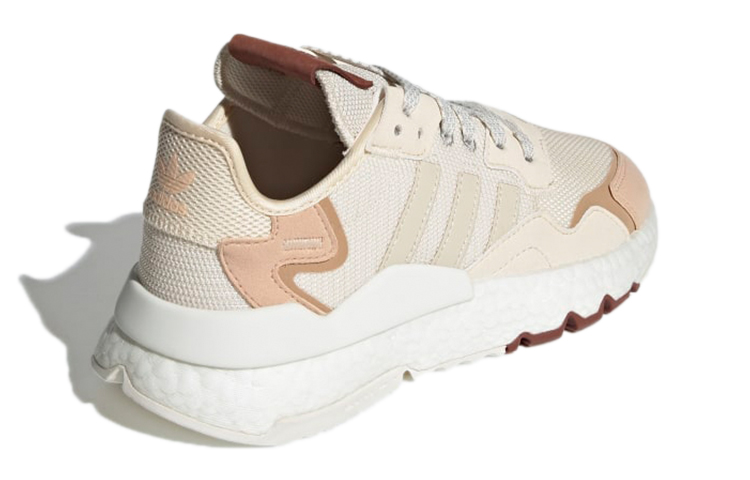 (Women) adidas Originals Nite Jogger Cream Brown H01734 Moroen - Image 4
