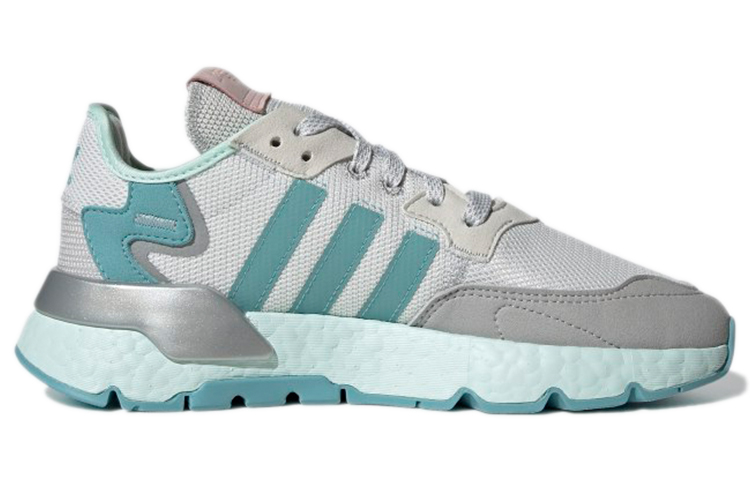 (Women) adidas Originals Nite Jogger Gray Blue White H01729 Moroen - Image 2