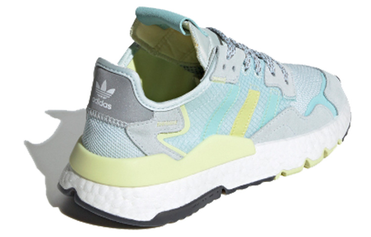 (Women) adidas originals Nite Jogger Gray Blue Yellow FX7460 Moroen - Image 3