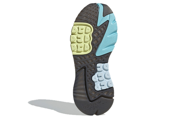 (Women) adidas originals Nite Jogger Gray Blue Yellow FX7460 Moroen - Image 5