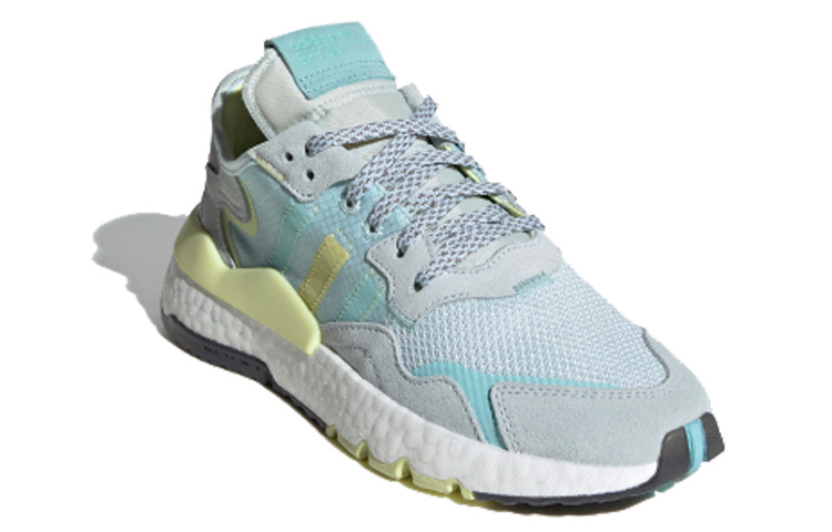 (Women) adidas originals Nite Jogger Gray Blue Yellow FX7460 Moroen - Image 2