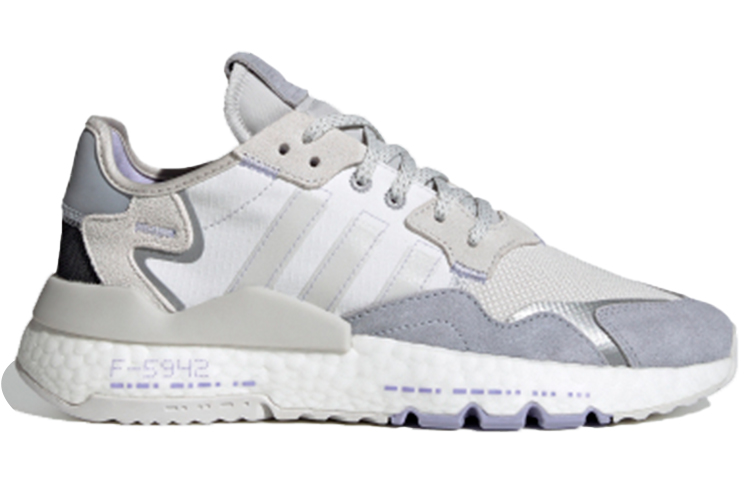 (Women) adidas originals Nite Jogger Gray White Light Purple H03250 Moroen - Image 2