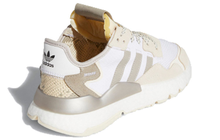 (Women) adidas originals Nite Jogger White Brown FV3881 Moroen - Image 3