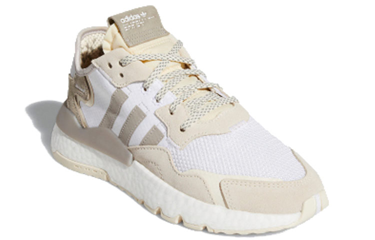 (Women) adidas originals Nite Jogger White Brown FV3881 Moroen - Image 2